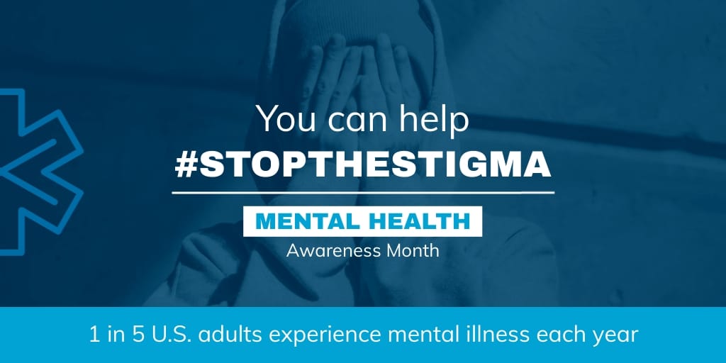 Mental Health Awareness Twitter Post Template