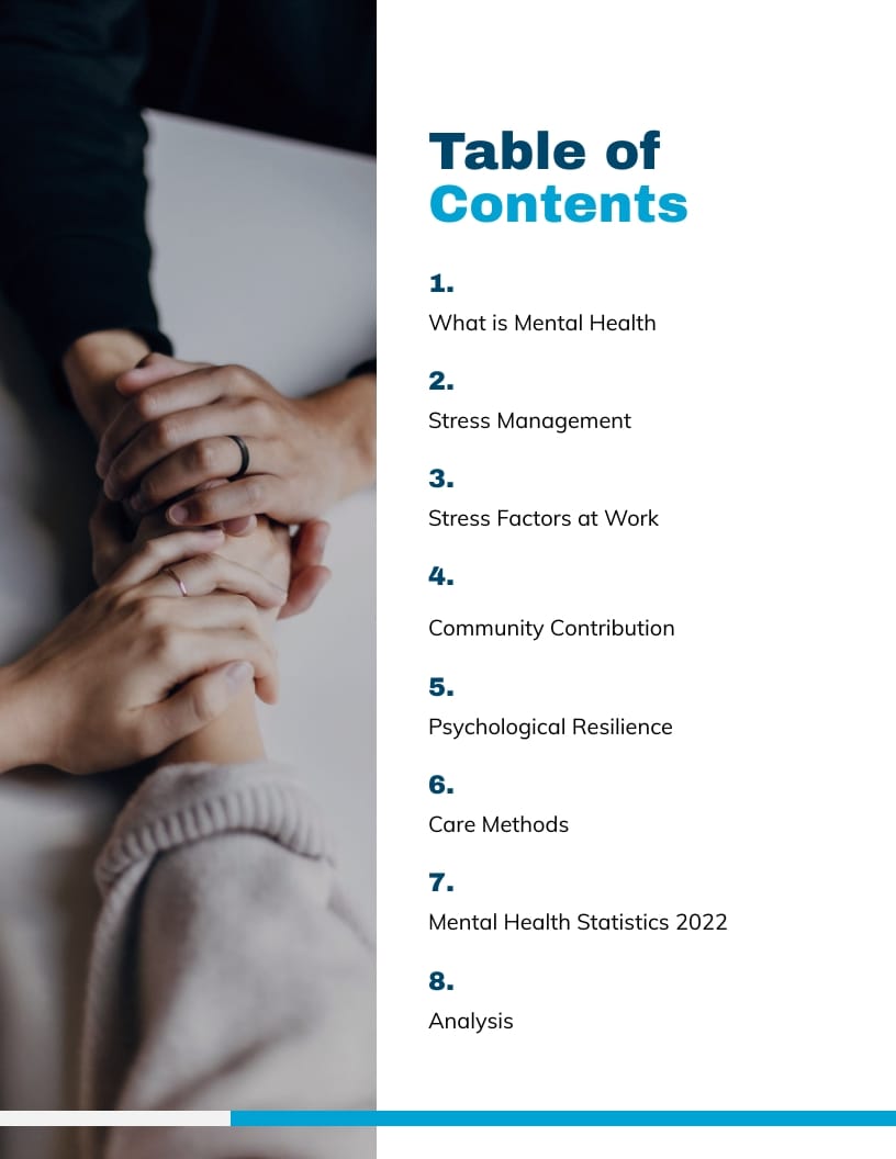 Mental Health White Paper Modern Template - Slide 2 Mental Health White Paper Modern Template - Slide 2