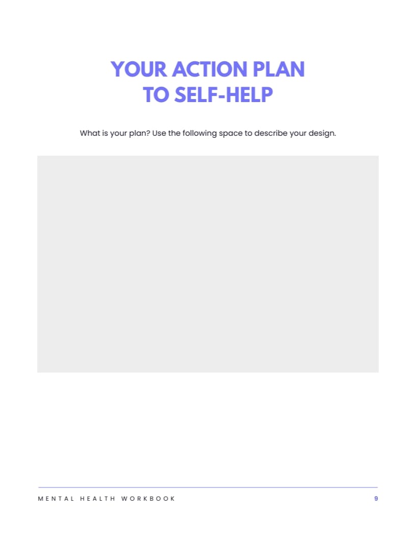 Mental Health Workbook Template - Slide 12 Mental Health Workbook Template - Slide 12