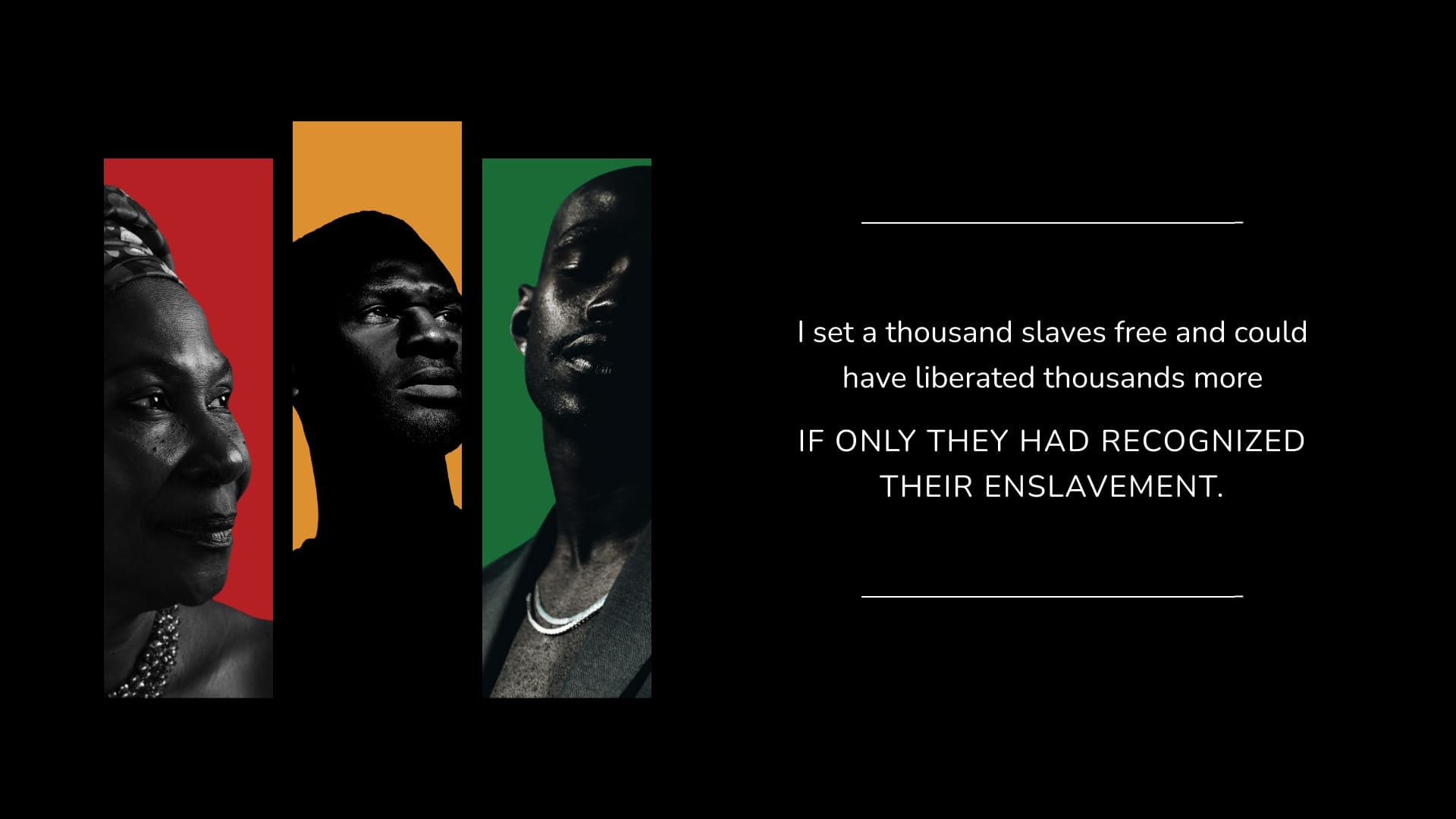 Minimalist African American History Month Greeting Card Template