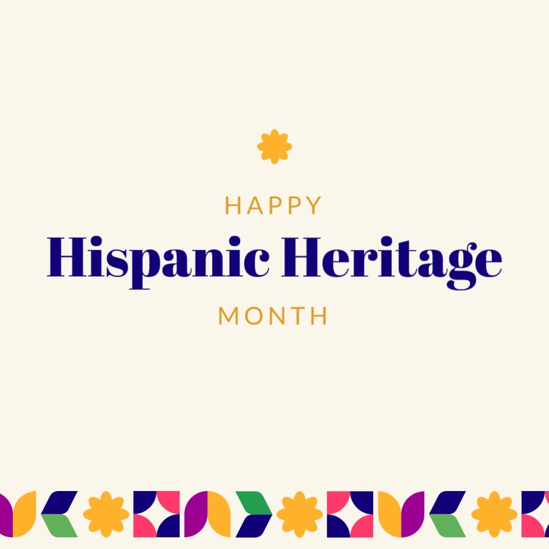 Minimalist Hispanic Heritage Month Greeting Card Square Template