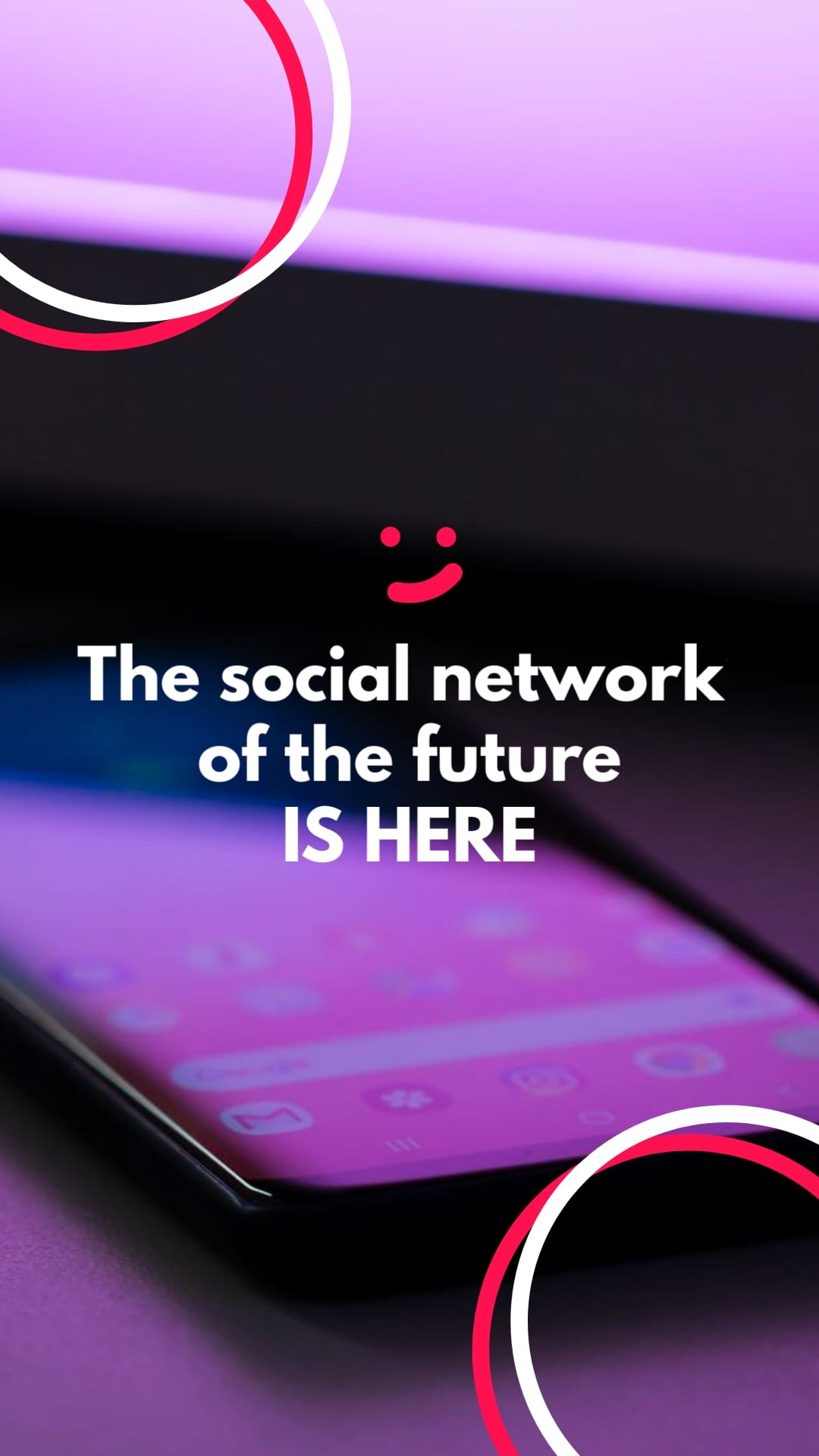 Mobile App Facebook Video Ad Vertical Template