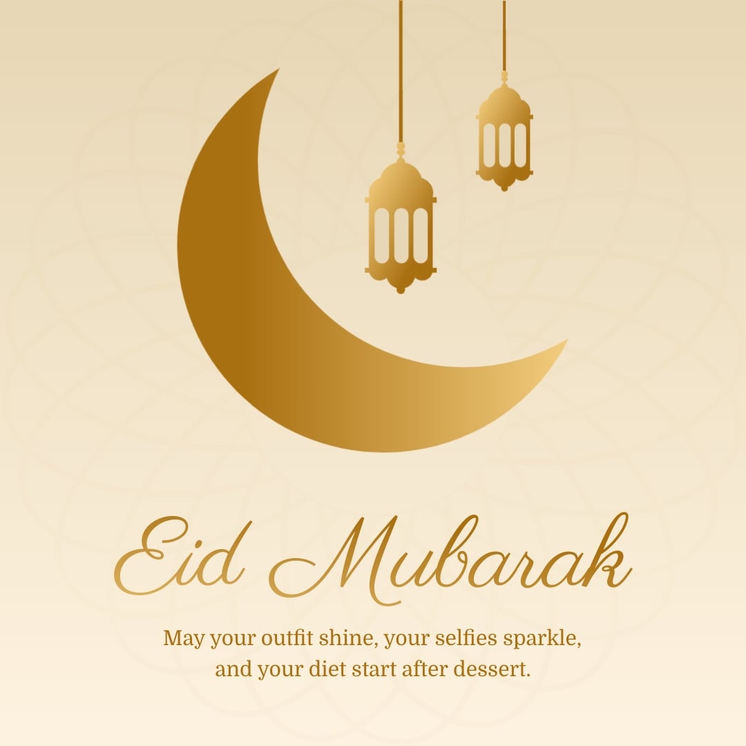 Modern Eid Mubarak Instagram Post Template