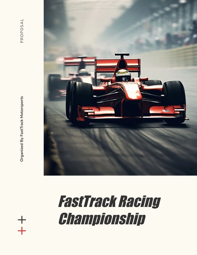 Motorsports Sponsorship Proposal Template