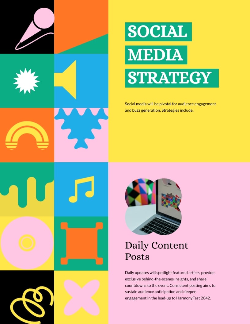 Music Event Marketing Plan Template - Slide 6 Music Event Marketing Plan Template - Slide 6