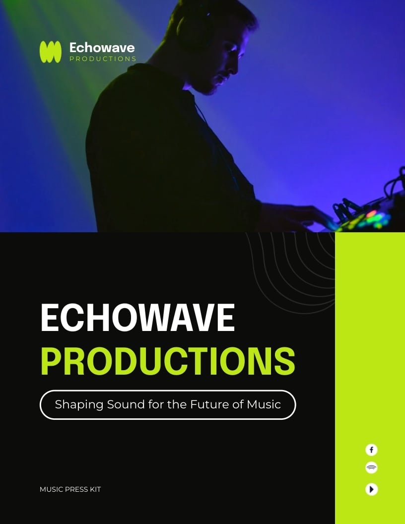 Music Press Kit Template