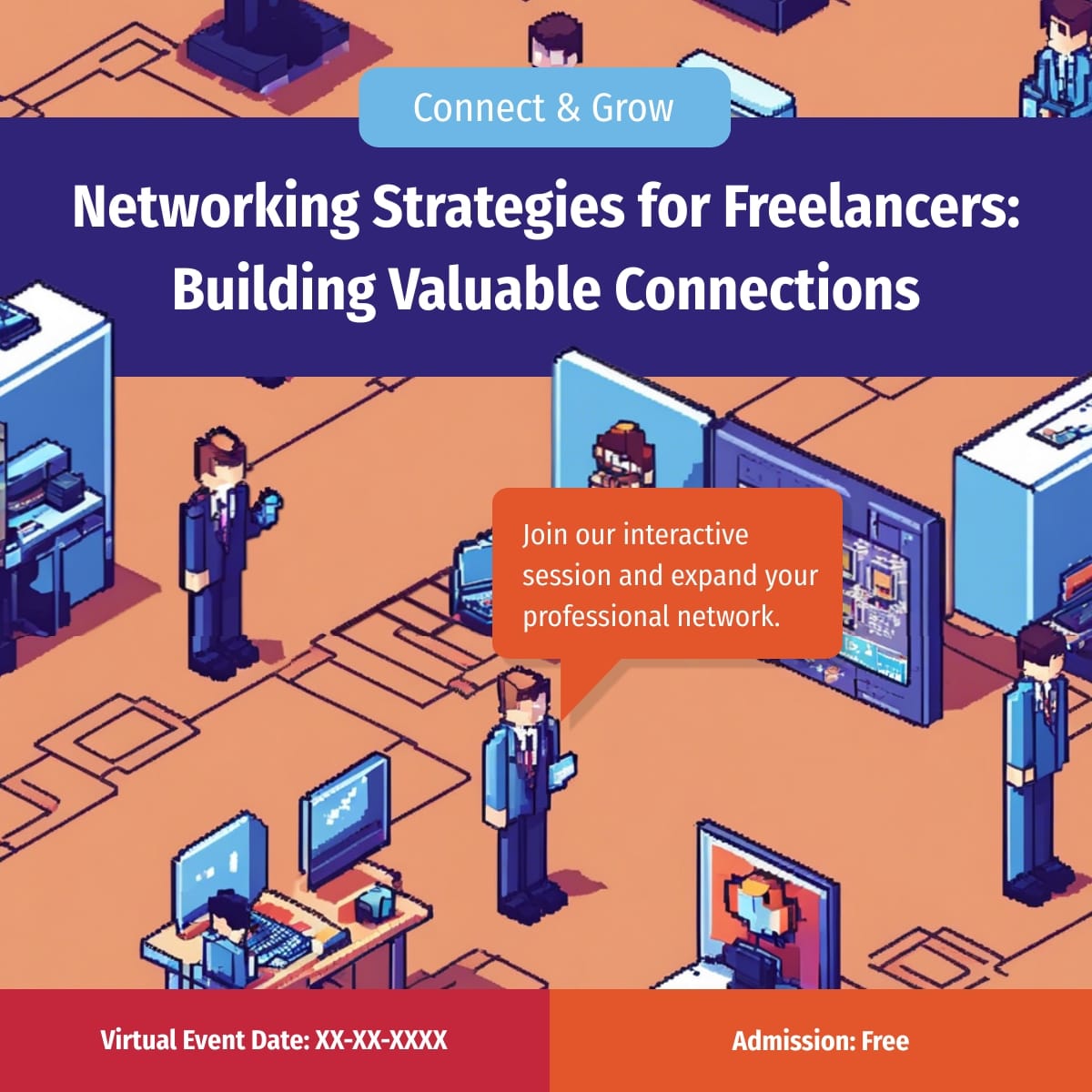 Networking for Freelancers LinkedIn Post Template