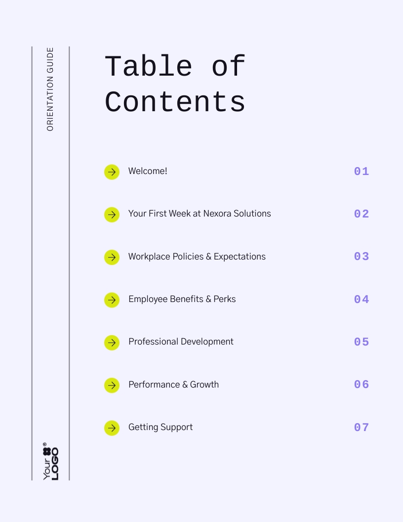 New Employee Orientation Guide