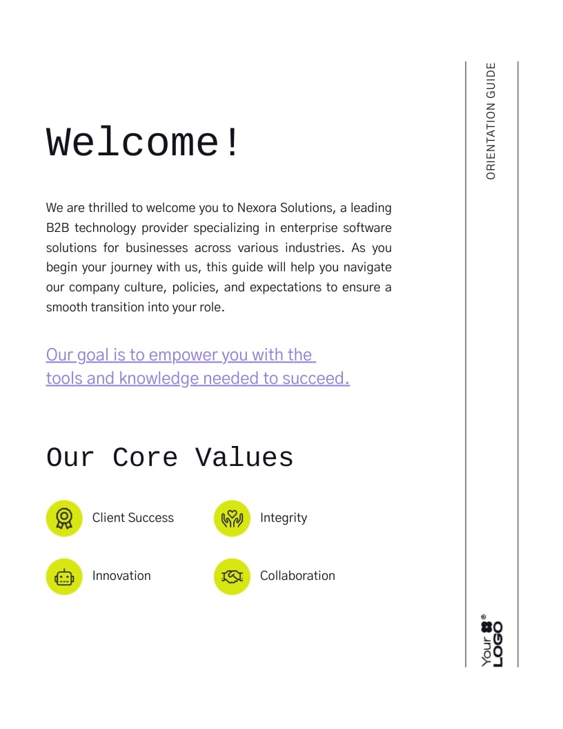 New Employee Orientation Guide