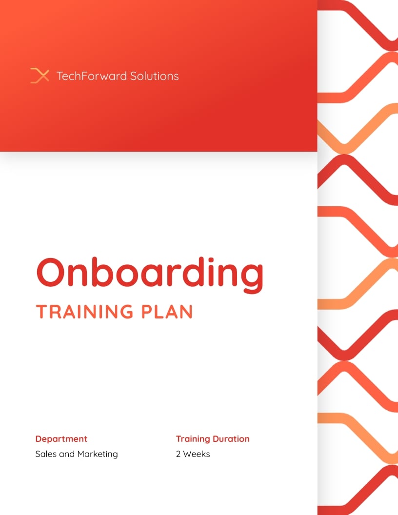 New Hire Plan Template