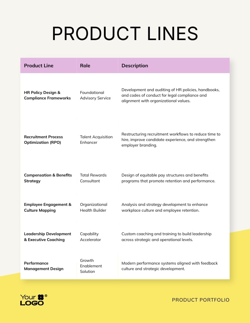 New Product Portfolio Template - Slide 6 New Product Portfolio Template - Slide 6