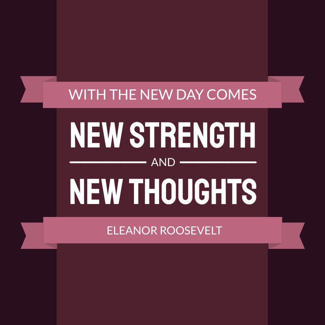 New Strength and Thoughts Instagram Post Template