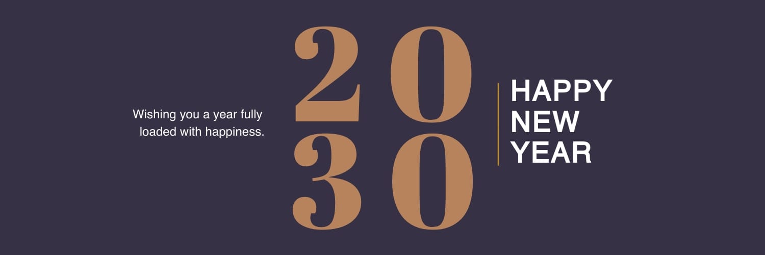 New Year Moody Twitter Header Template