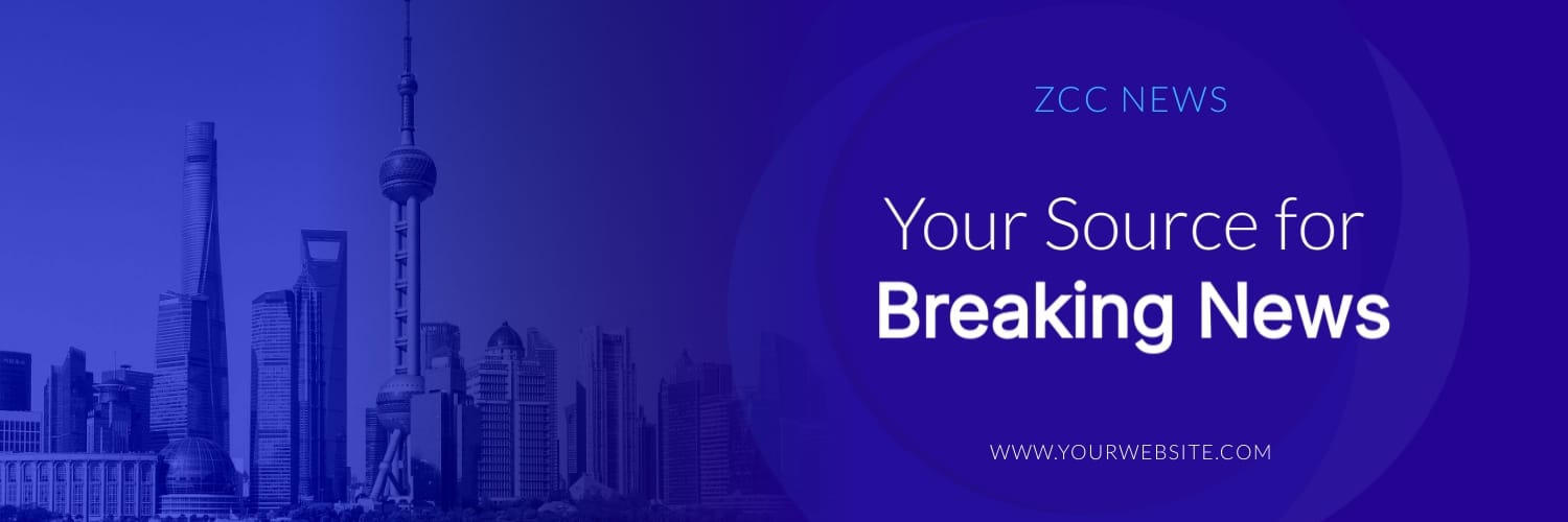 News Channel Twitter X Header Template