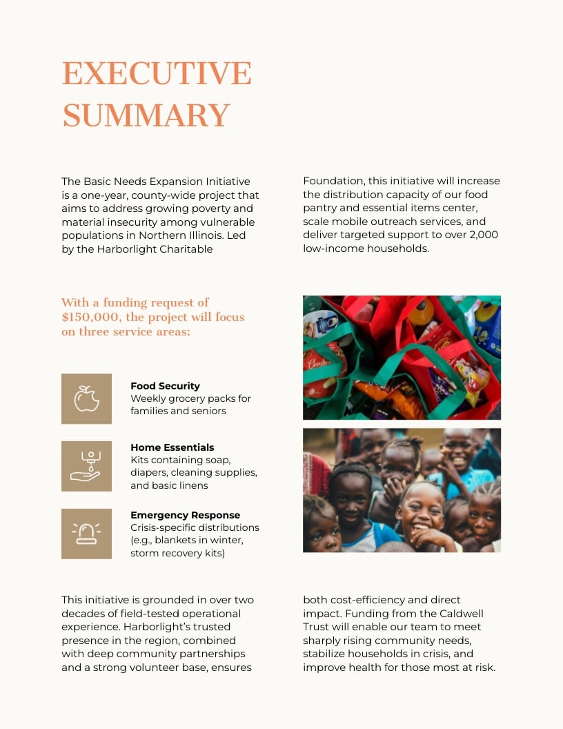 Nonprofit Grant Proposal Template | Visme