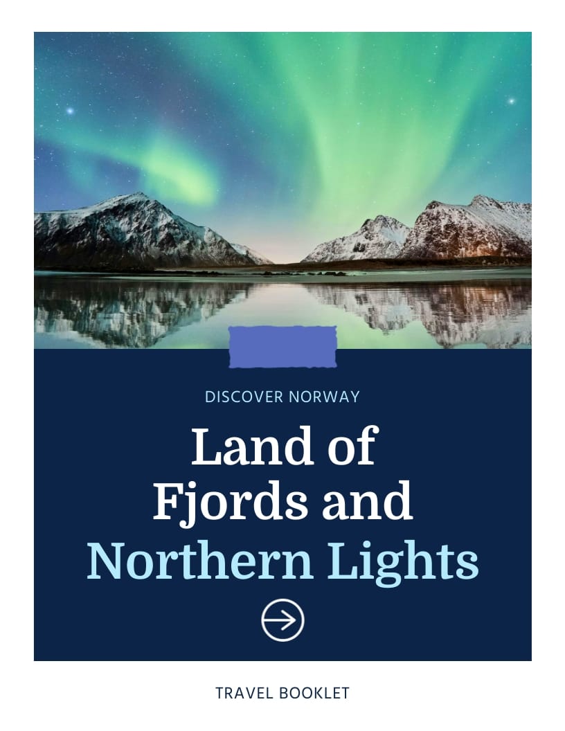 Norway Travel Booklet Template