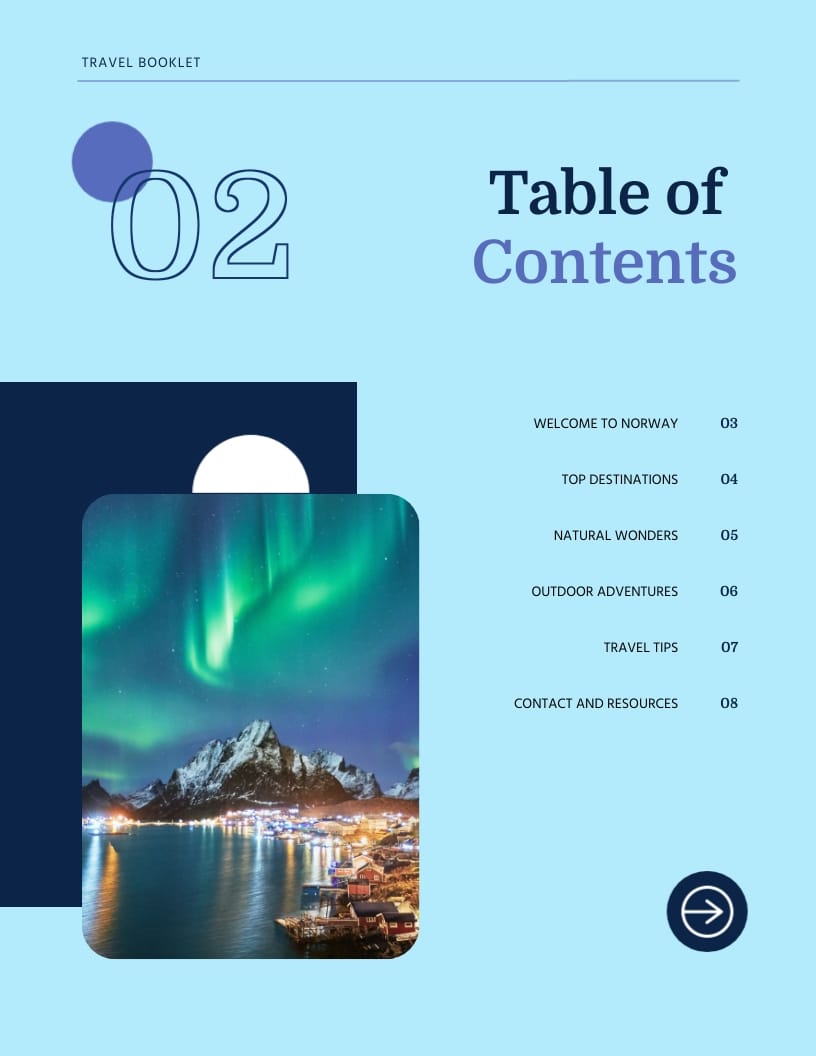 Norway Travel Booklet Template - Slide 2 Norway Travel Booklet Template - Slide 2