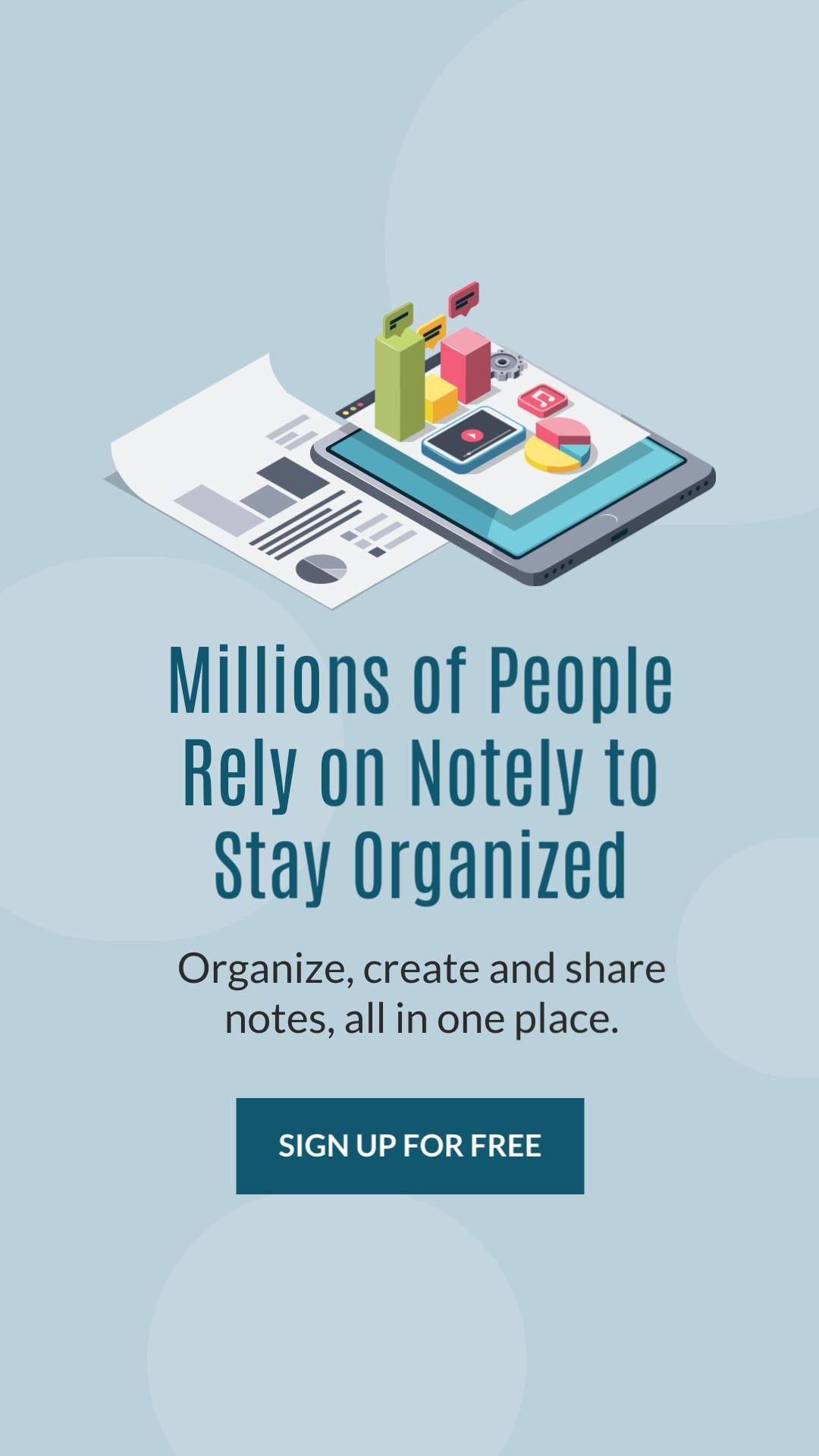 Notely Stay Organized Vertical Template