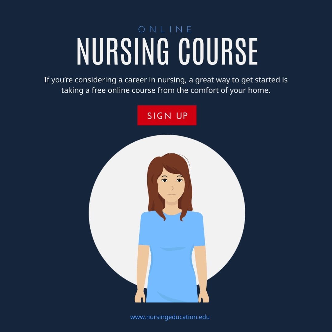 Nursing Course Square Template