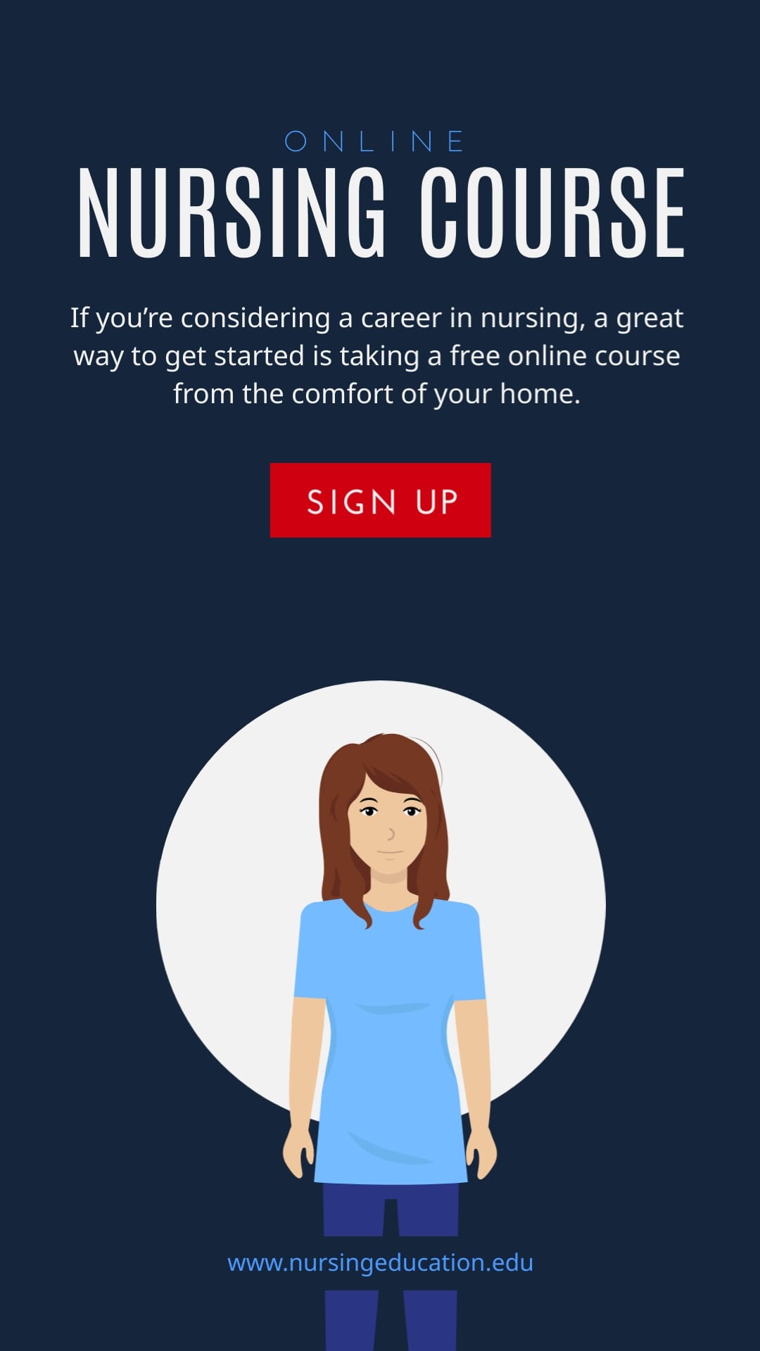 Nursing Course Vertical Template