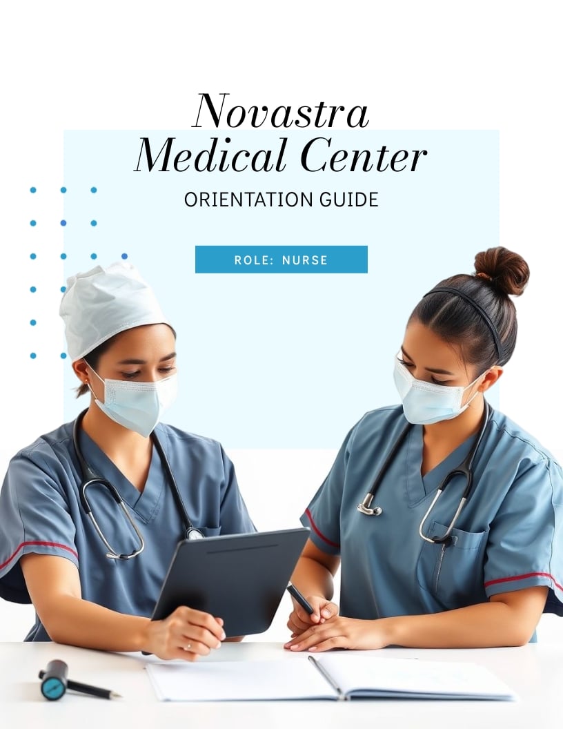 Nursing Orientation Guide Template