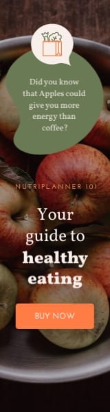 Nutrition Planner Wide Skyscraper Template
