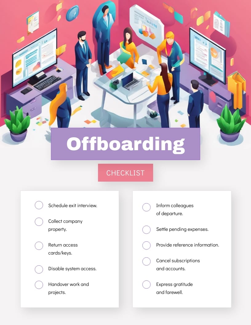 Offboarding Checklist Template Offboarding Checklist Template