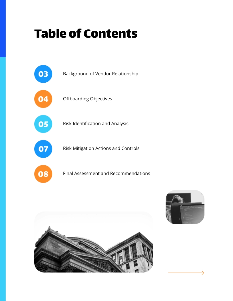Offboarding Risk Assessment Report Template | Visme