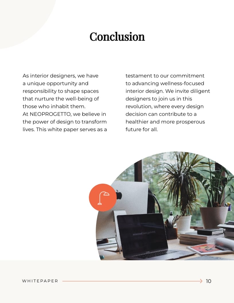 Office Interior Design White Paper Template | Visme