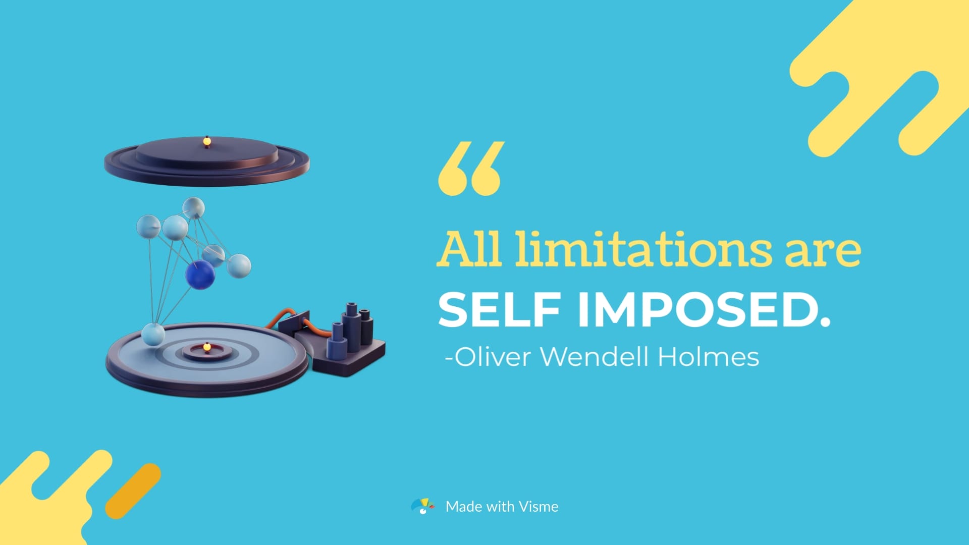 Oliver Holmes Quote Wide Template