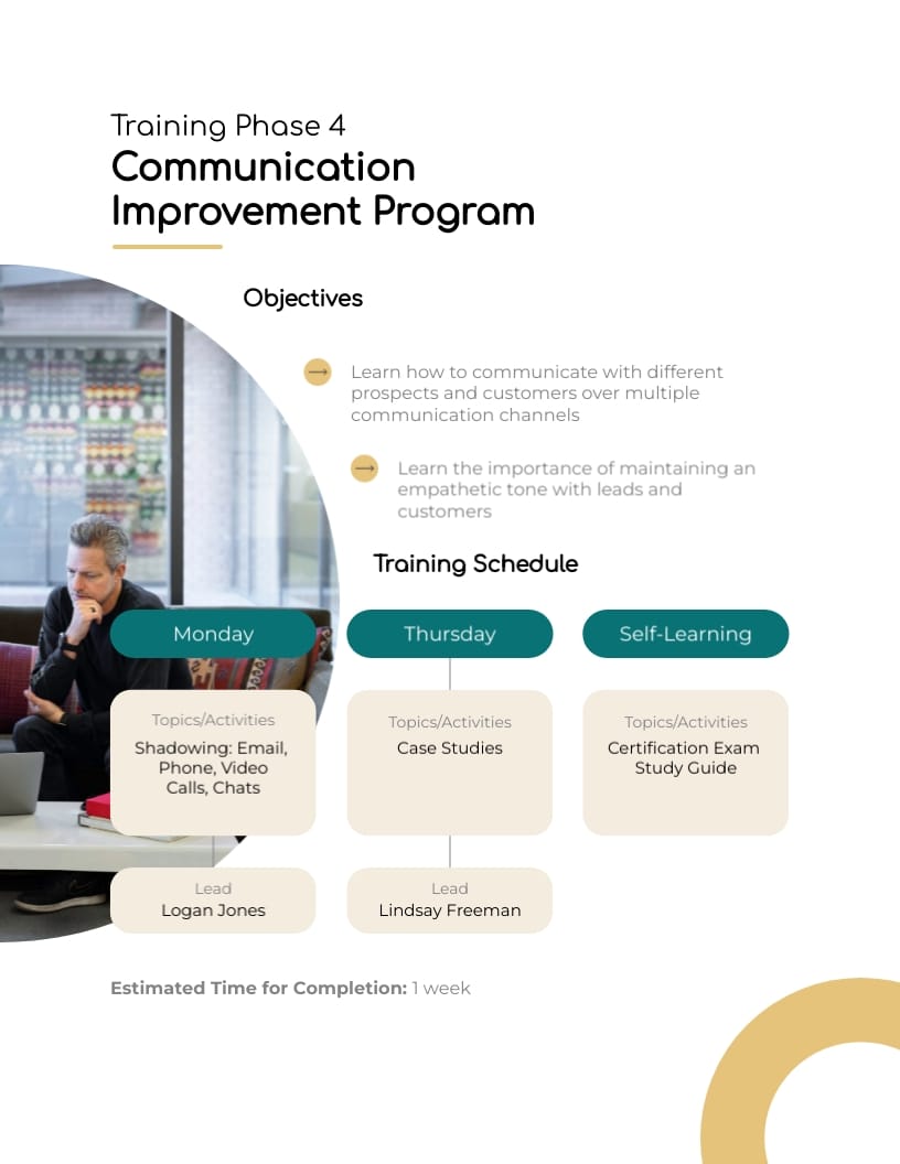 Onboarding Employee Training Plan Template - Slide 7 Onboarding Employee Training Plan Template - Slide 7