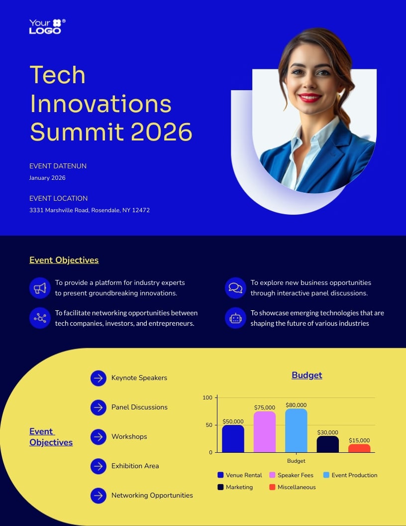 One Pager Proposal Sample Template