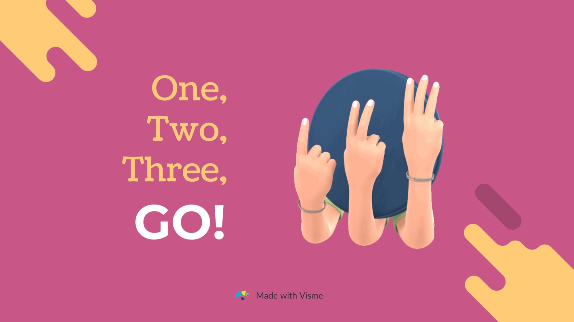 One Two Three Go Wide Template