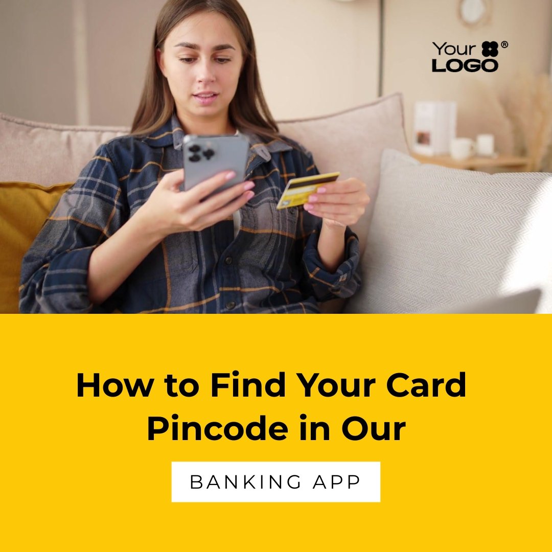 Online Banking App Explainer Video Square Template