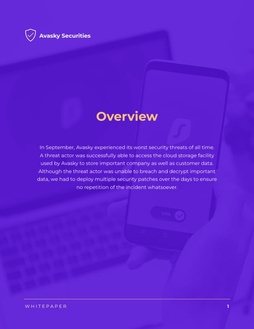 Online Security Incident Whitepaper Template - Slide 3 Online Security Incident Whitepaper Template - Slide 3