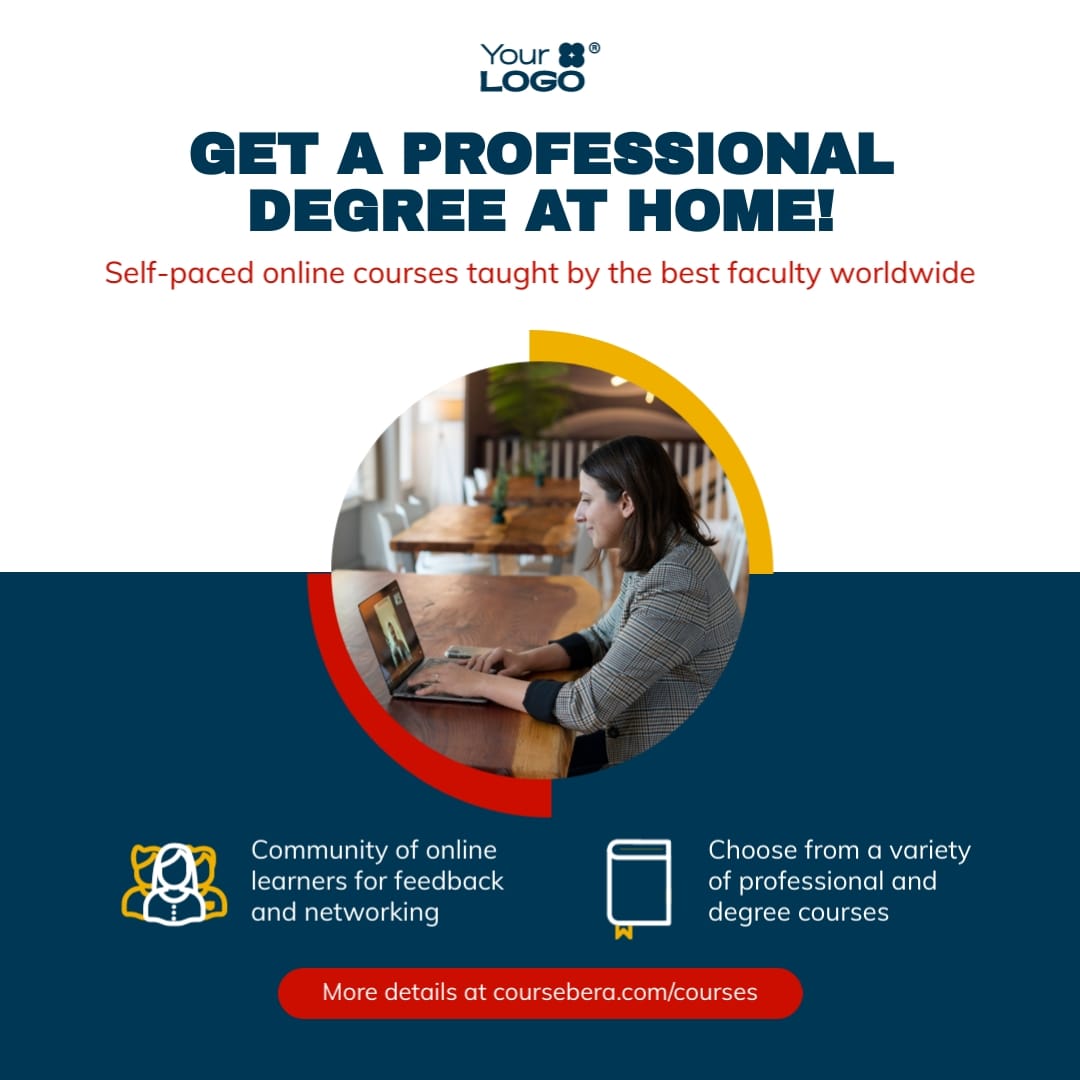 Online University Instagram Post Template