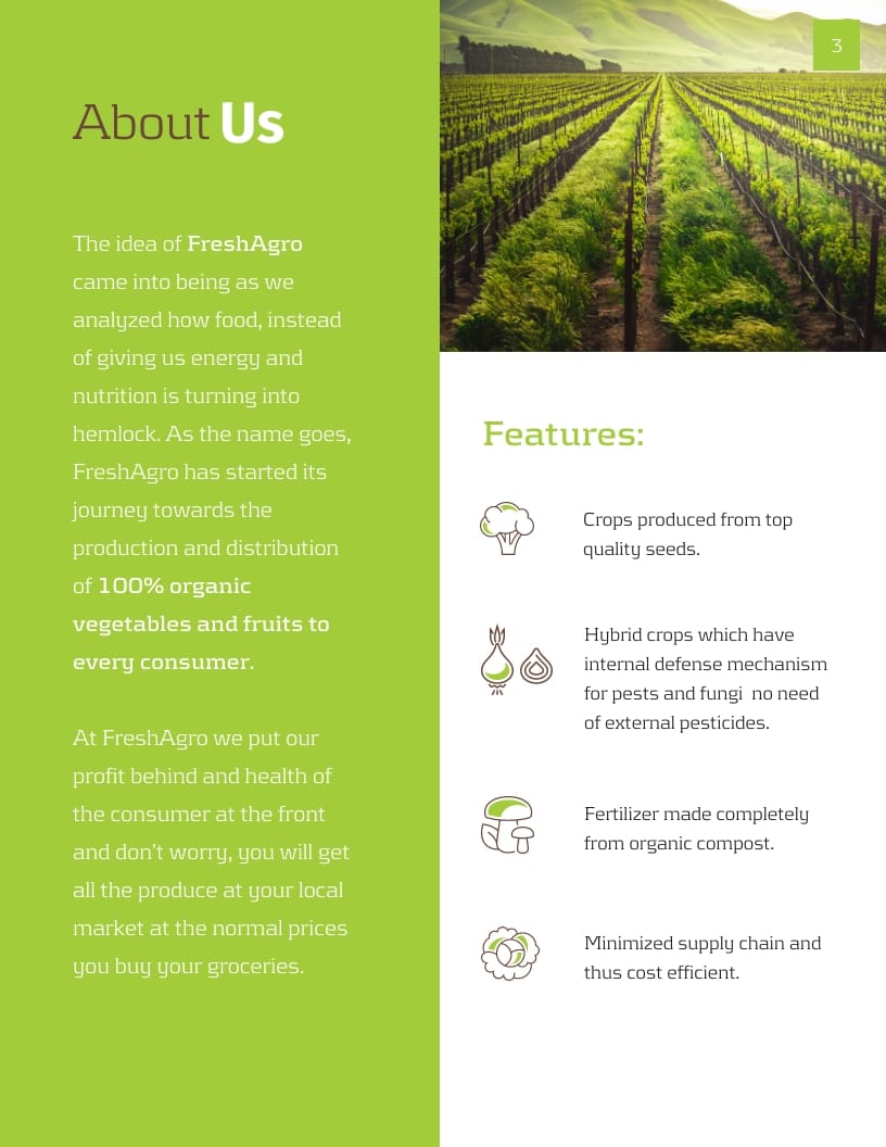 Organic Food Products Promotion White Paper