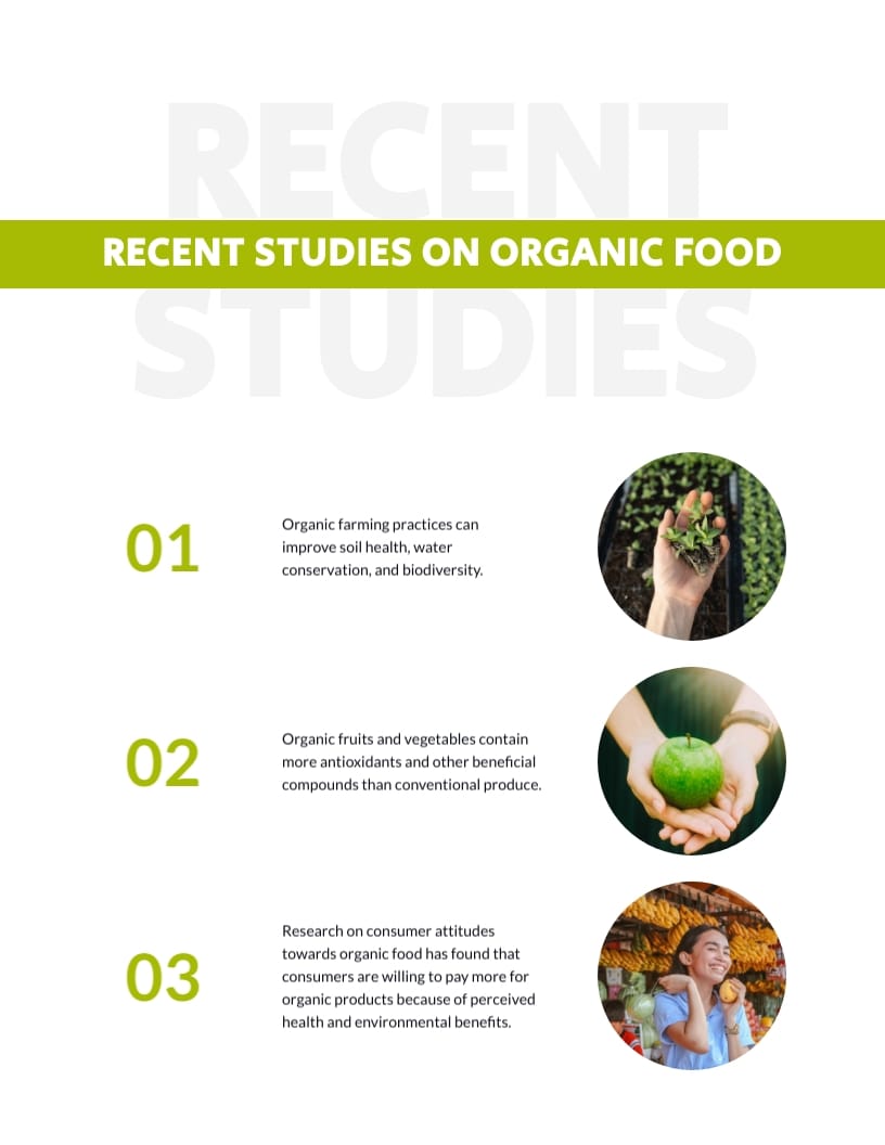 Organic Food Whitepaper Template - Slide 4 Organic Food Whitepaper Template - Slide 4