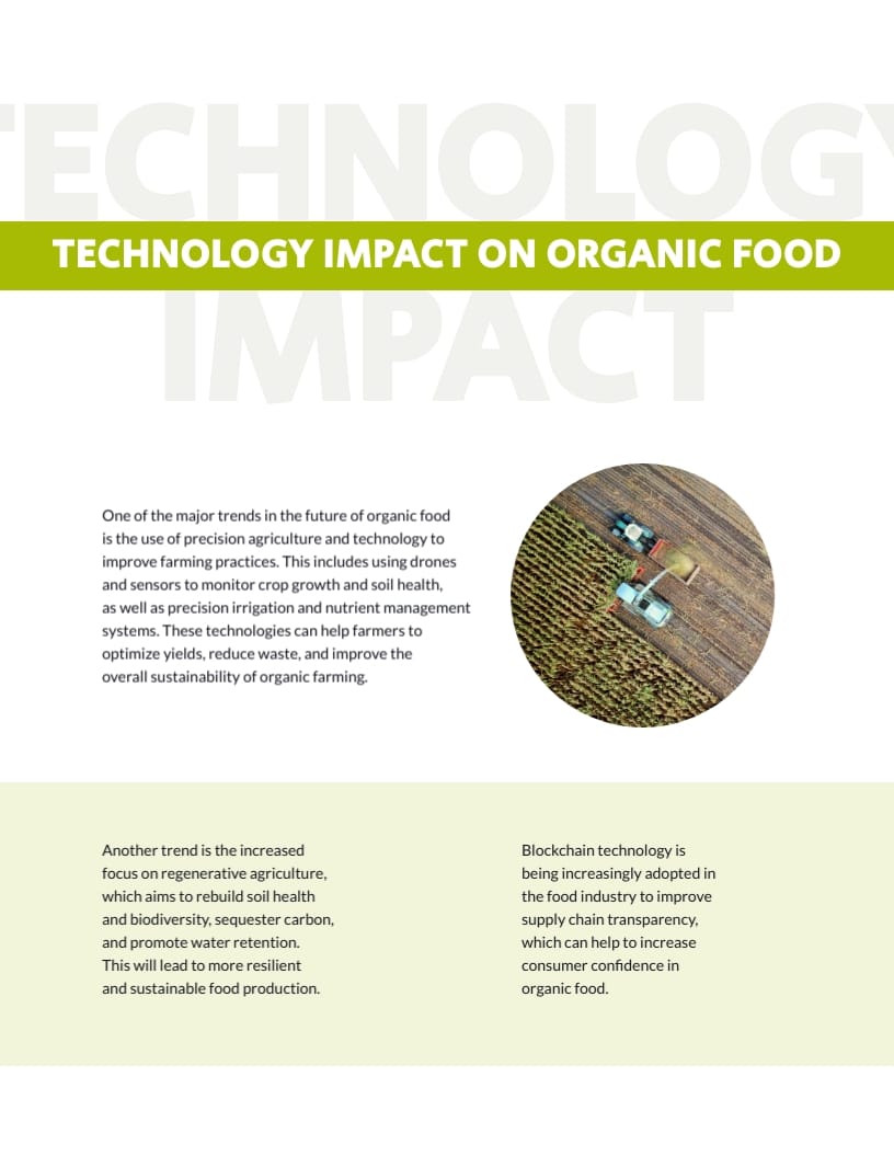Organic Food Whitepaper Template - Slide 6 Organic Food Whitepaper Template - Slide 6