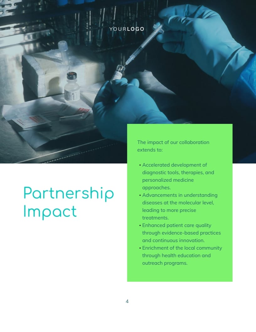 Organization Partnership Proposal Template - Slide 6 Organization Partnership Proposal Template - Slide 6