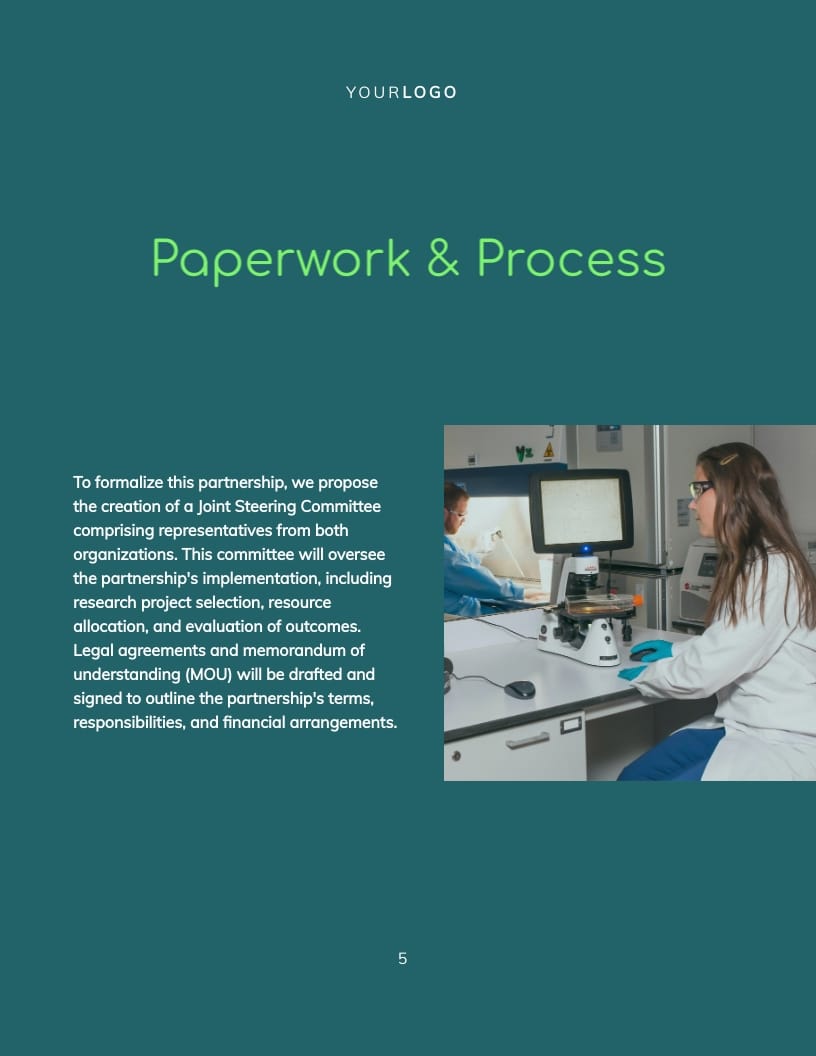 Organization Partnership Proposal Template - Slide 7 Organization Partnership Proposal Template - Slide 7