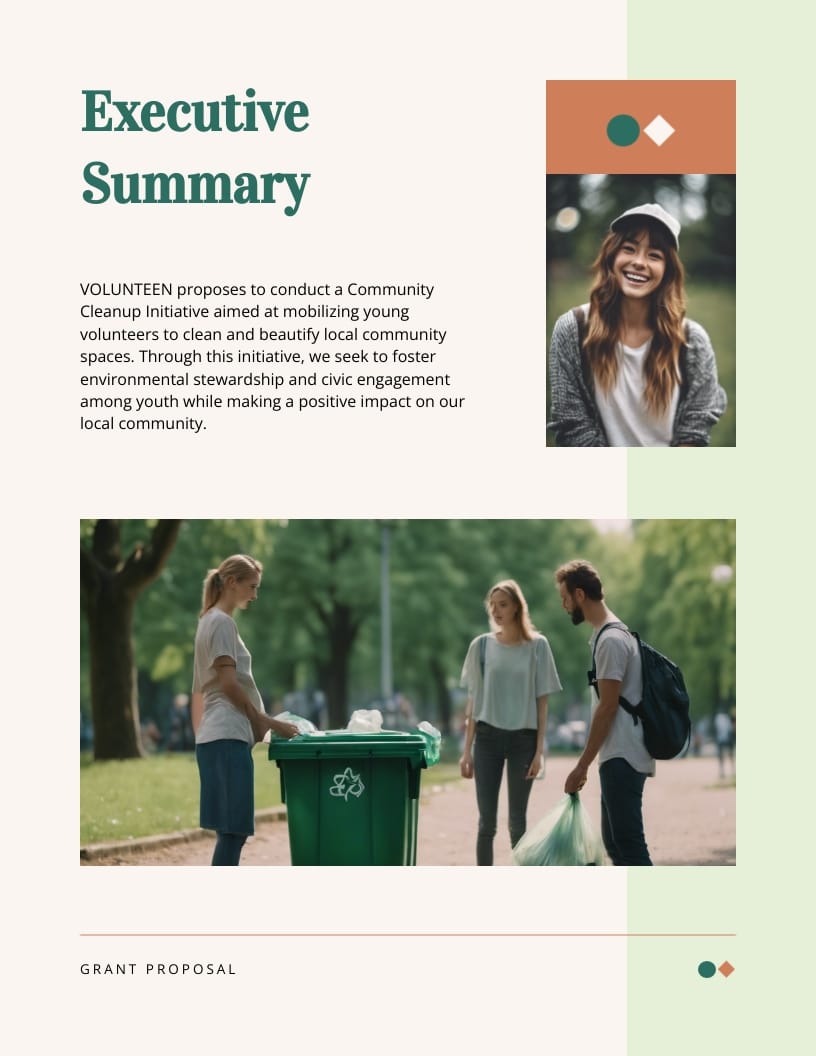 Park Cleaning Voluntary Program Grant Proposal