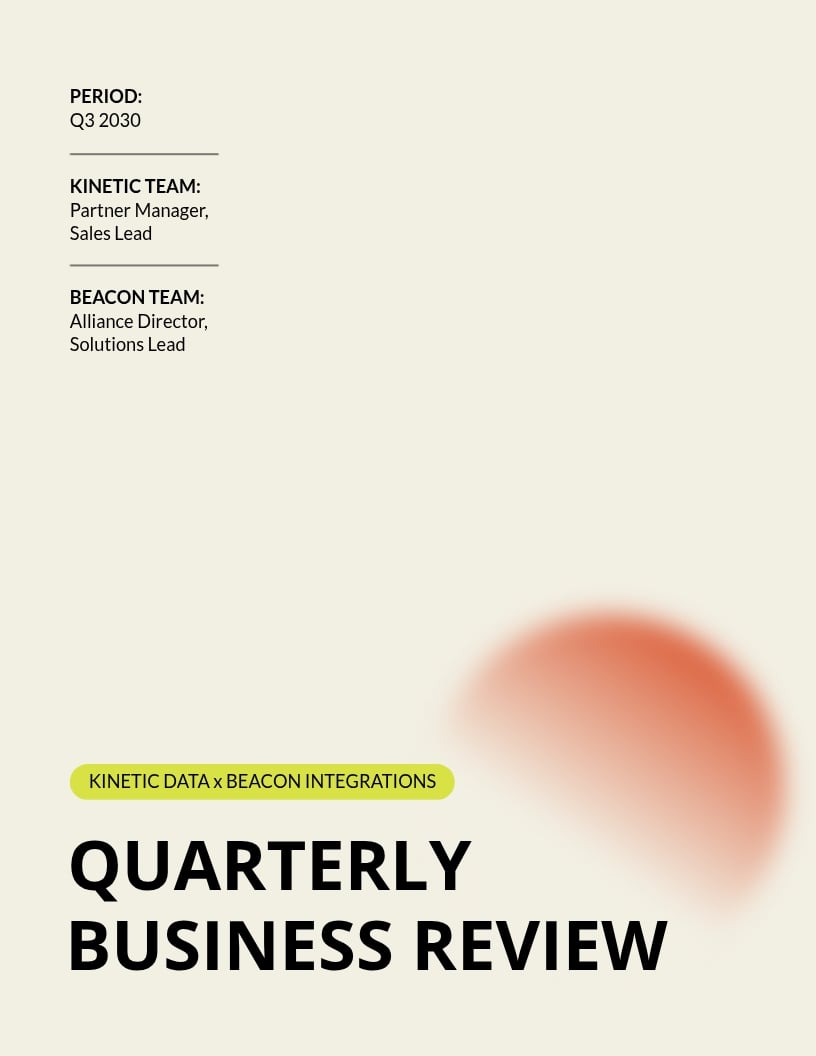 Partner QBR Template