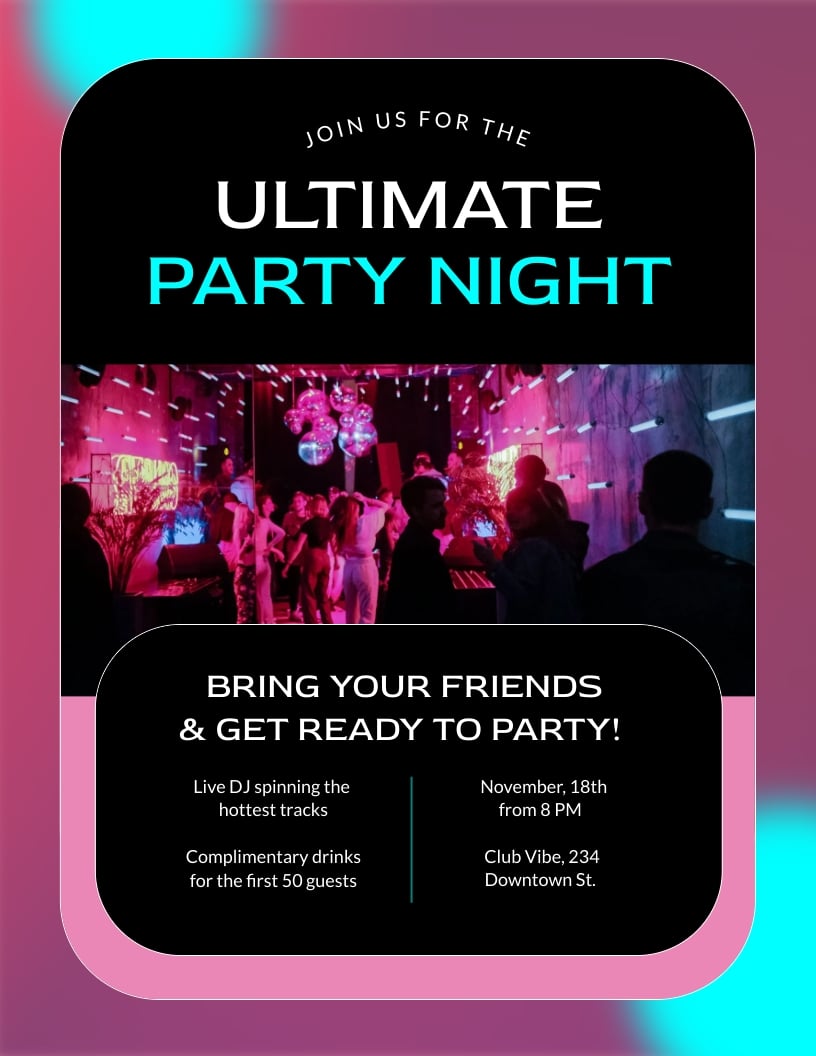 Party Flyer Template