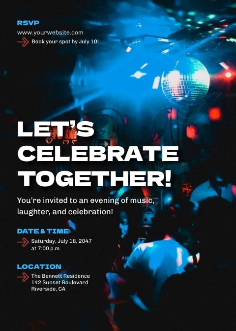 Party Invitation Template Party Invitation Template