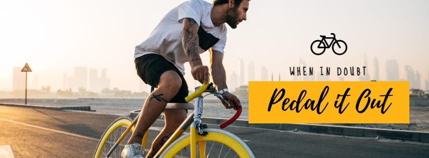 Pedal It Out Facebook Cover Template