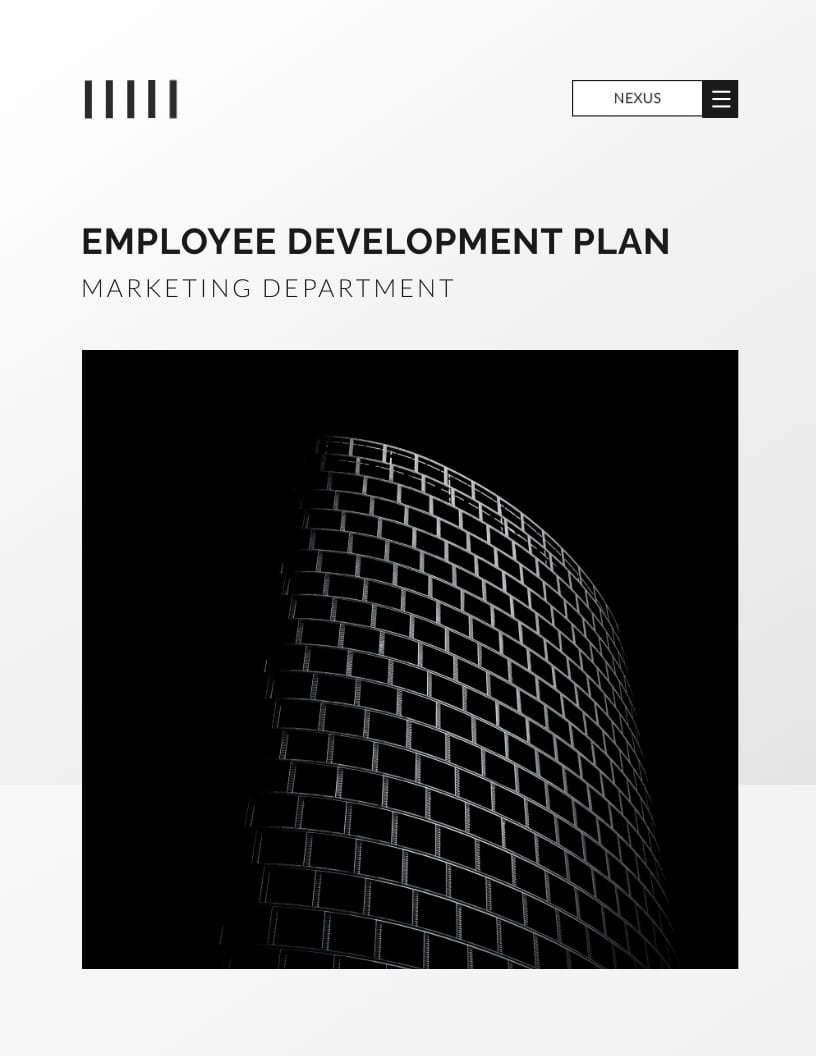 Performance Employee Development Plan Template