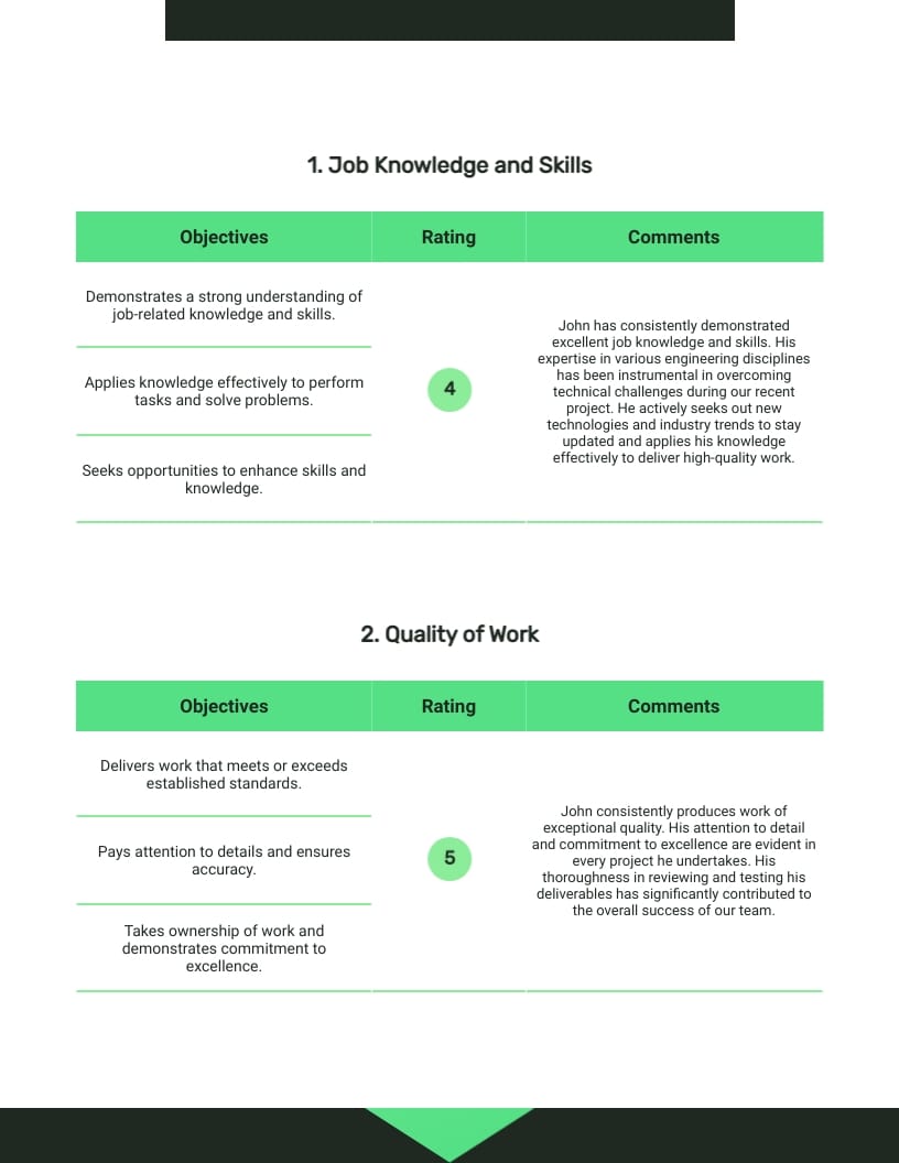 Performance Evaluation Form