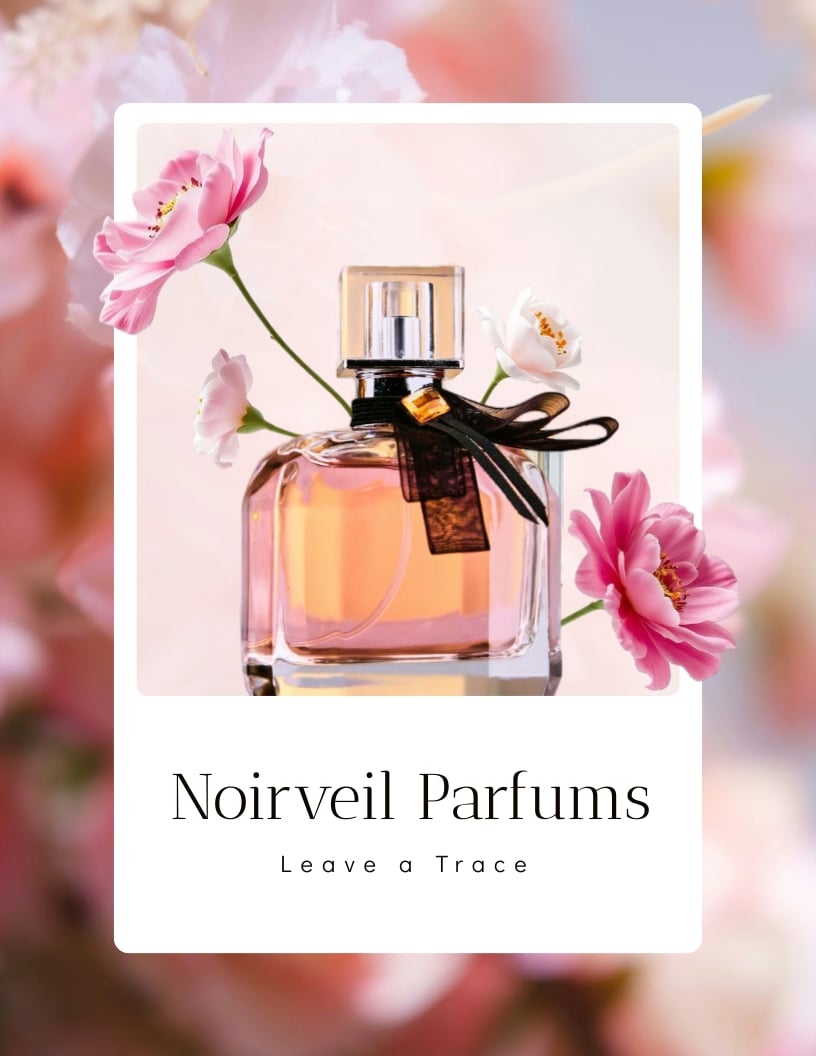 Perfume Magazine Advertisement Template Perfume Magazine Advertisement Template