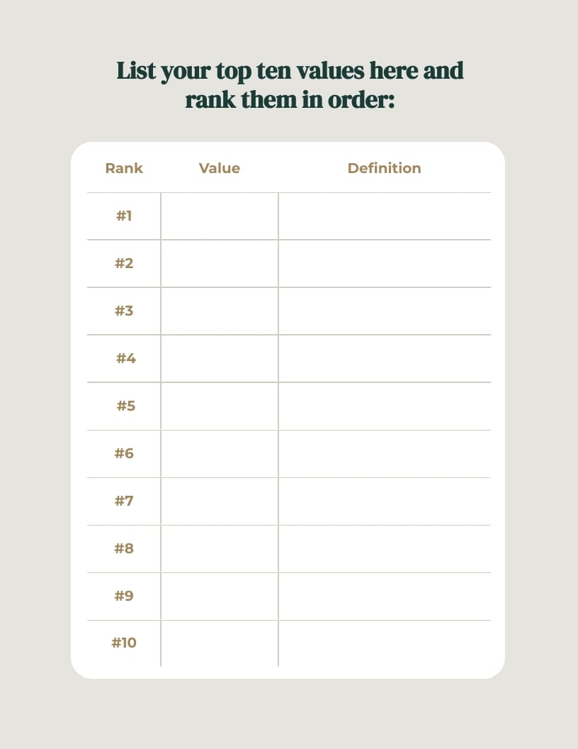 Personal Branding Workbook Template - Slide 3 Personal Branding Workbook Template - Slide 3